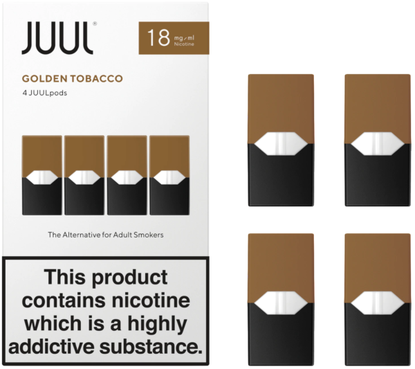 JUUL PODS GOLDEN TOBACCO 4 PACK - Image 2