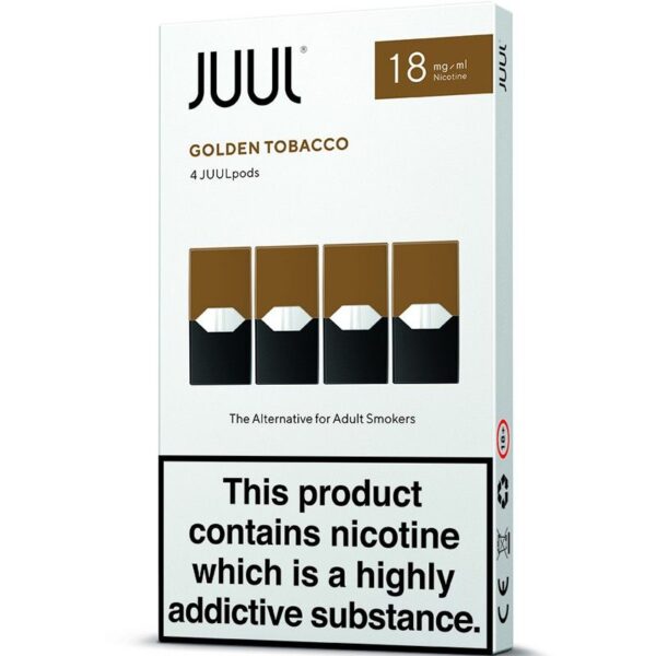 JUUL PODS GOLDEN TOBACCO 4 PACK